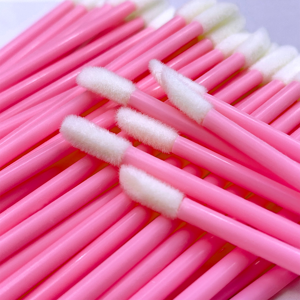 Beauty Makeup Tool - 50/500 pçs escova labial descartável extensão