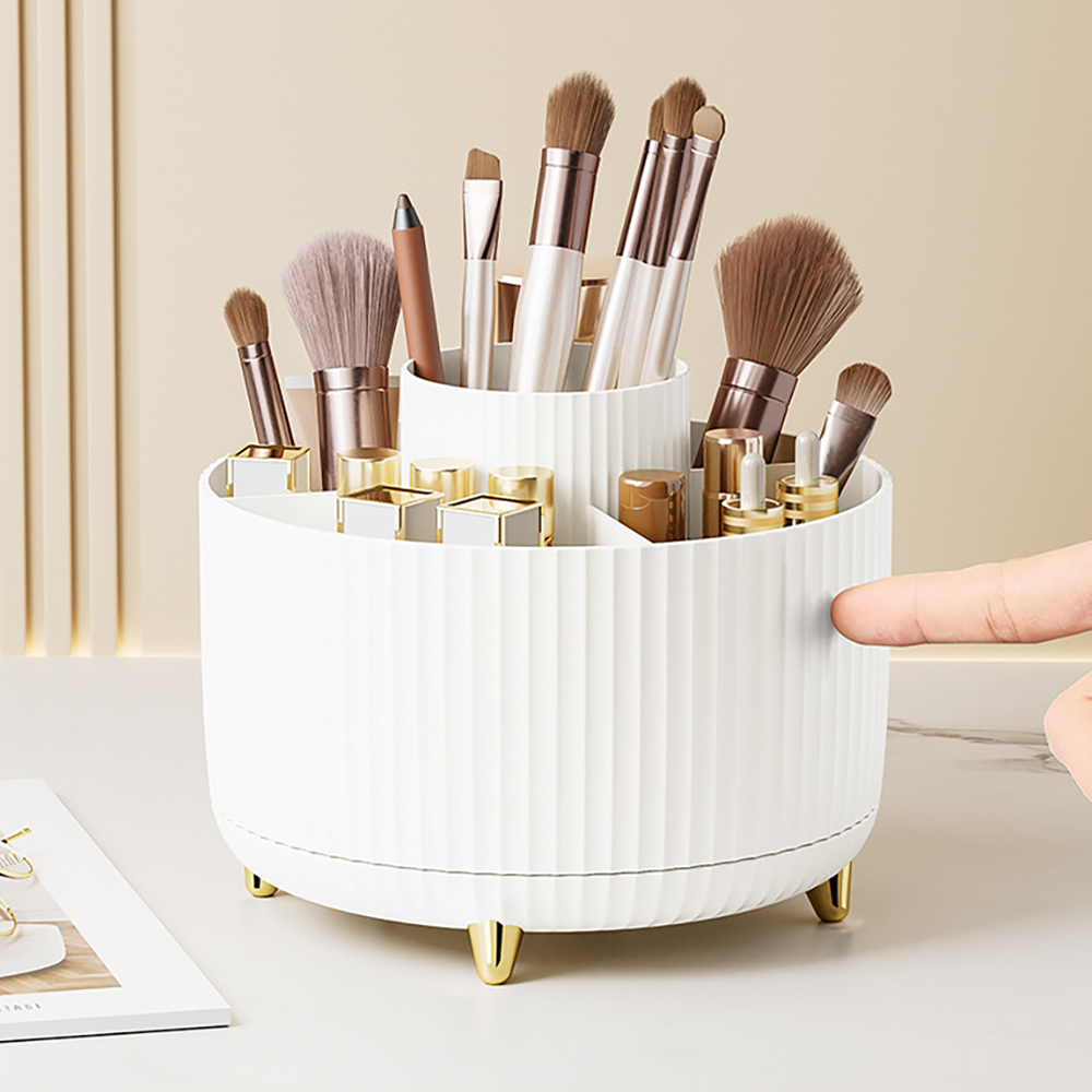 Beauty Kiss Makeup - Maquiagem Desktop Storage Box, Organizador de