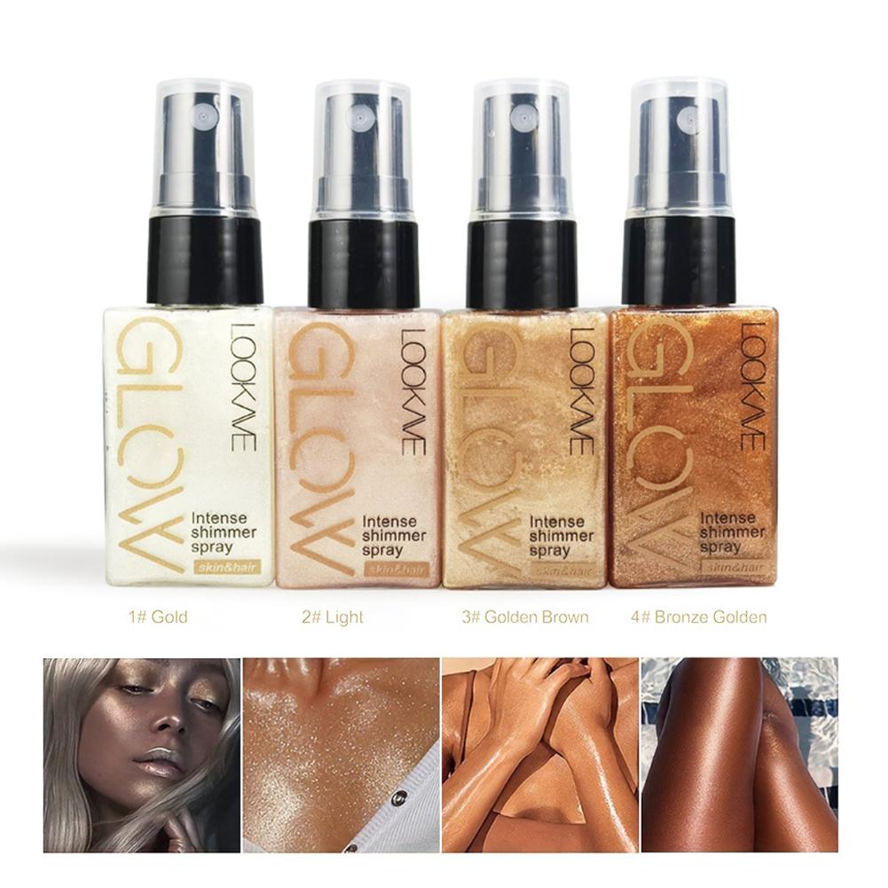 Body Shimmer Lotion - Novo Spray de Óleo Iluminador à