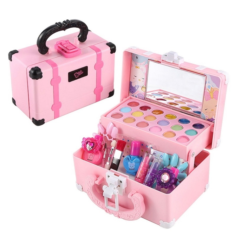 Beauty Kiss Makeup - Crianças conjunto de maquiagem batom maquiagem