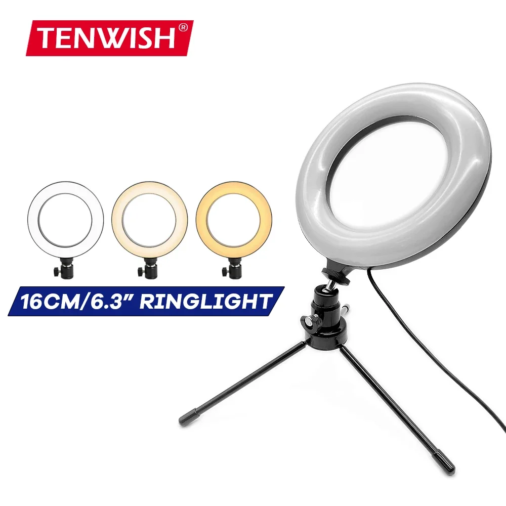Beauty Makeup Tiktok - Anel de luz led de 16cm,