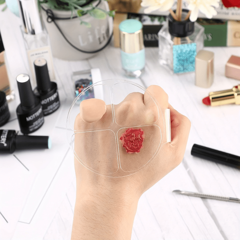 Beauty Makeup Tool - Placa de Mistura de Cores Redonda