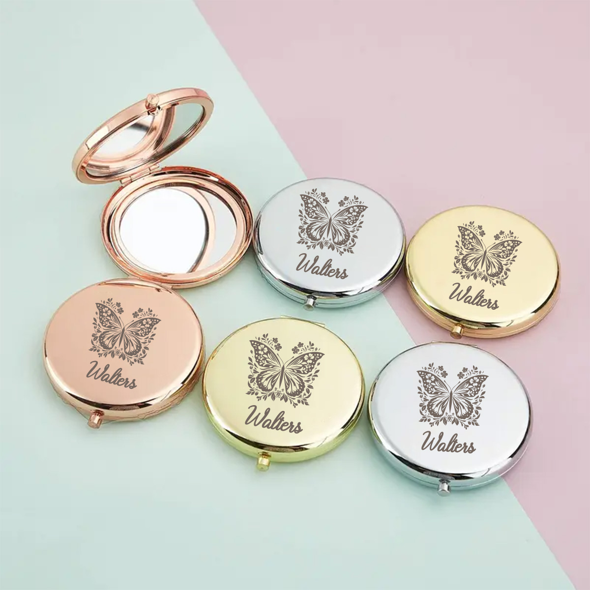 Beauty Makeup Names - Espelho criativo e lindo em formato