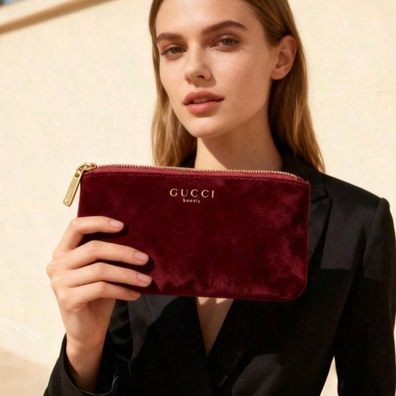 Bolsa Clutch Vermelha Feminina - Ysl Beauty Makeup avaliação e preço