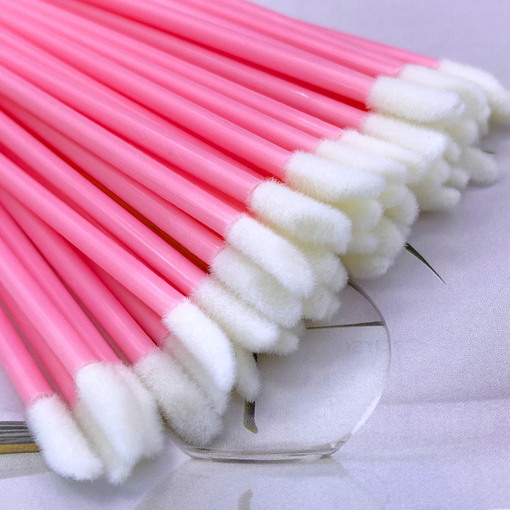 100 pçs escova labial descartá - Beauty Kiss Makeup avaliação e preço