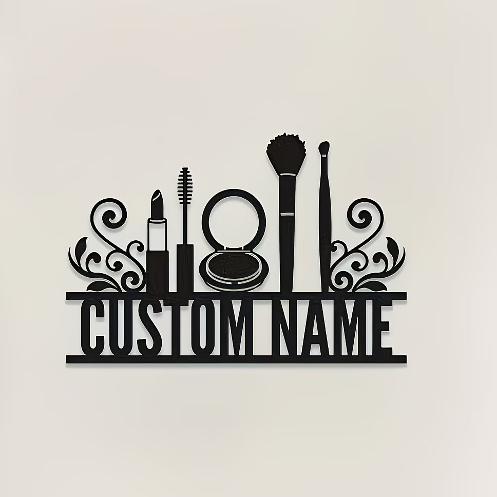 Decoração de Parede em Metal P - Beauty Makeup Names avaliação e preço