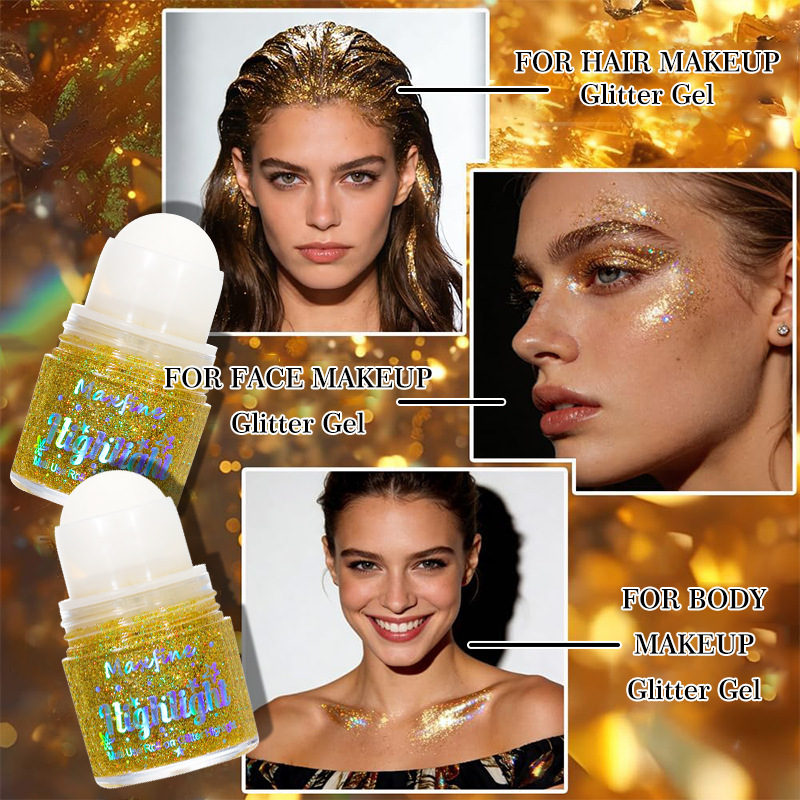 Gel de Lantejoulas Multiuso co - Body Shimmer Lotion avaliação e preço