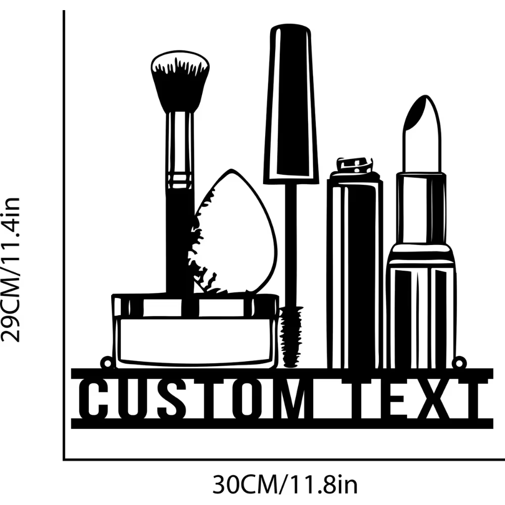 Arte de parede de metal person - Beauty Makeup Names avaliação e preço