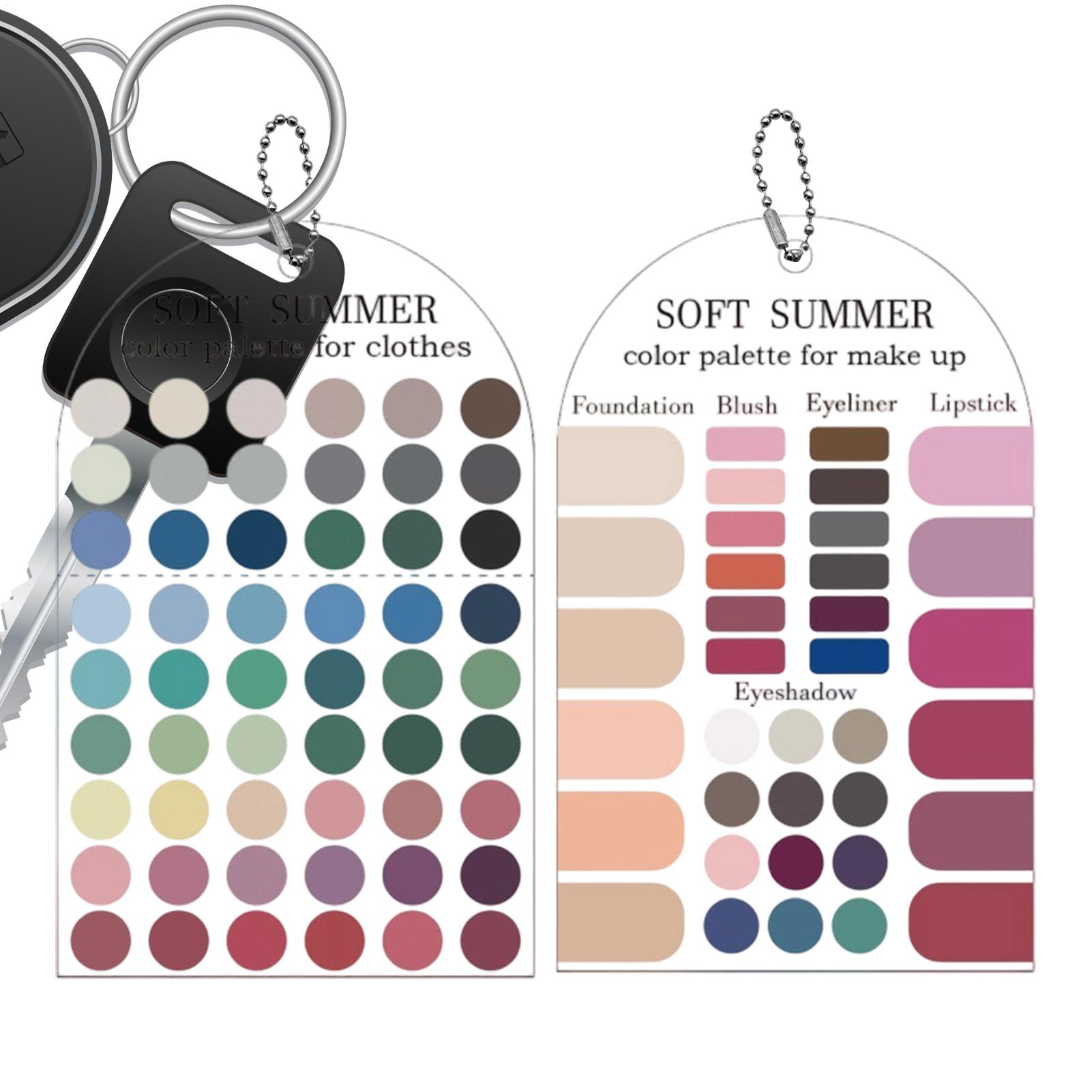 Cartões de Amostra de Cores de - Beauty Kiss Makeup avaliação e preço