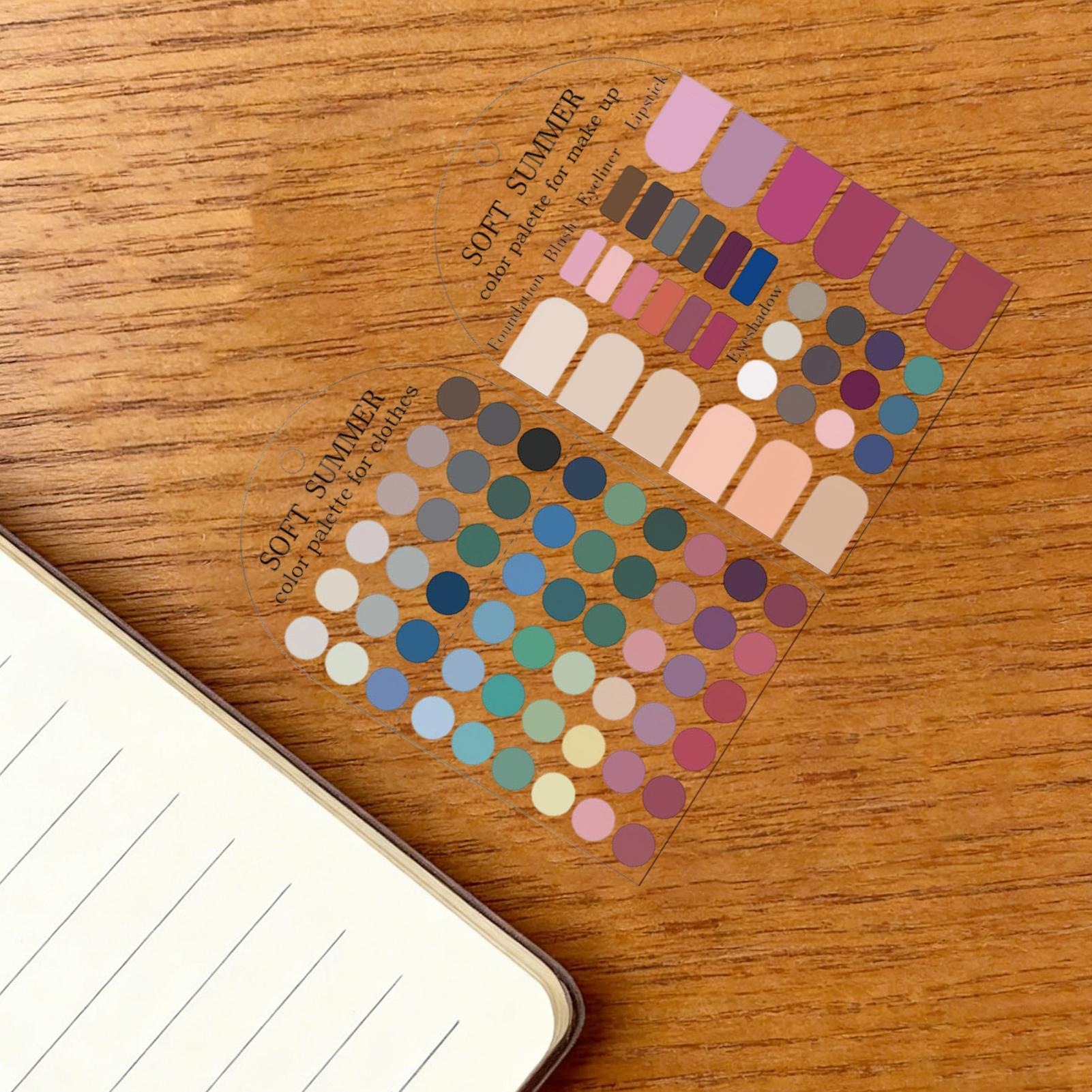 Cartões de Amostra de Cores de - Beauty Kiss Makeup avaliação e preço