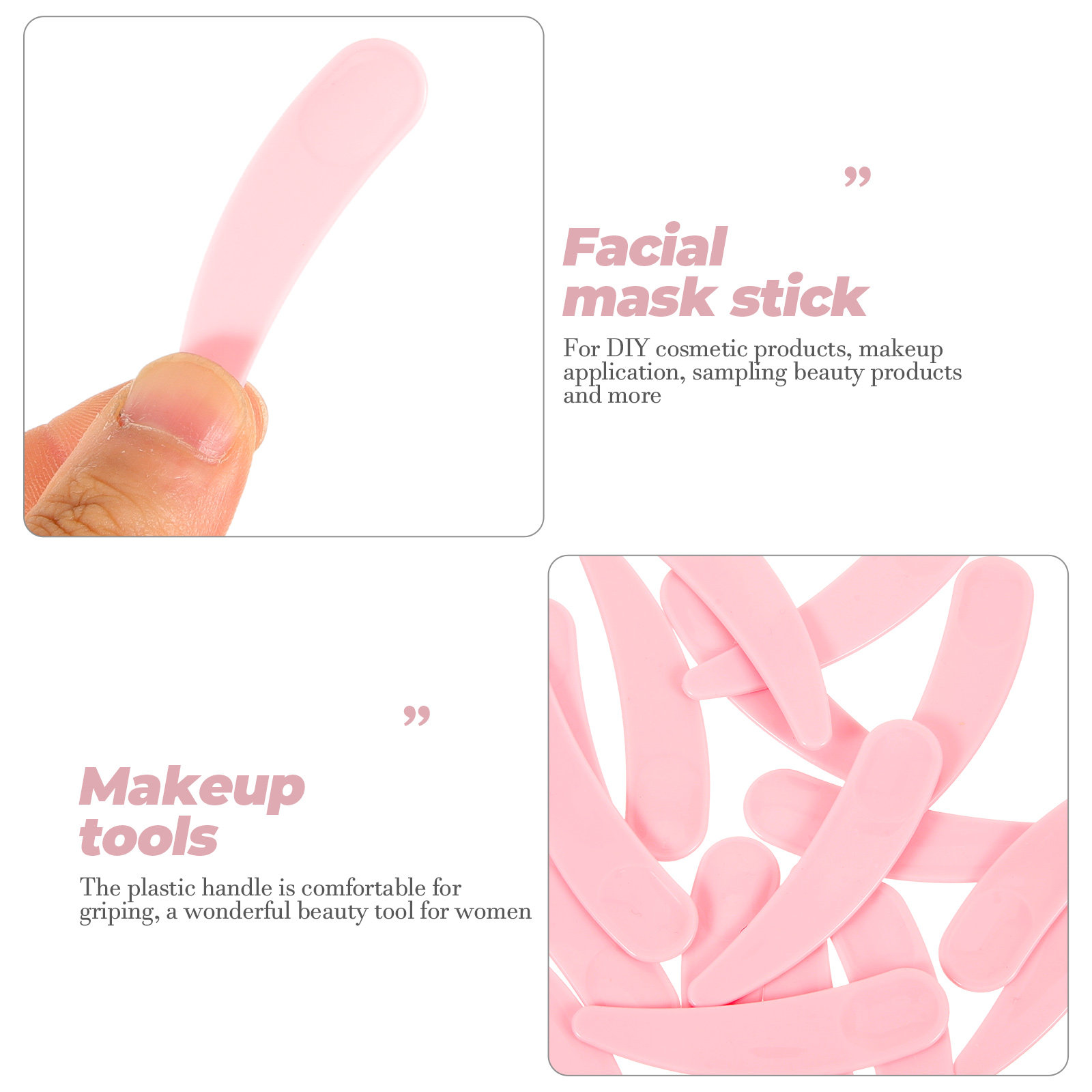 50 Espátulas de Plástico para  - Beauty Makeup Tool avaliação e preço
